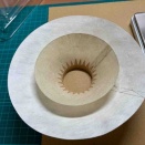 Lowther用の和紙エッジ&ダンパー&振動板を試作⑤ 