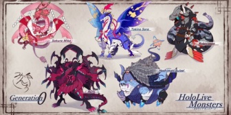 【ホロライブ】ホロメンをモンスター化してみた結果！【ファンアート】