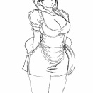 メイドさんのラクガキ