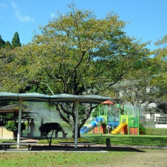 金山ふれあいパークにミスト付遊具新設
