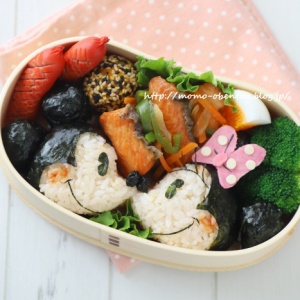 ダッフィー シェリーメイのキャラおにぎり ハロウィンver キャラ弁作り方動画 Momo S Obentou キャラ弁 Powered By ライブドアブログ