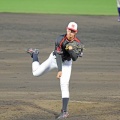 三菱自動車岡崎 田中 啓斗 投手（日大二－武蔵大）