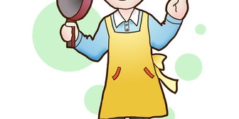 【料理するパパ】2歳の息子が今プラスチックの包丁で食材を切るのに夢中で…