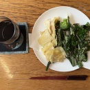 焼き天ぷら　チーズとしらすの焼き春巻