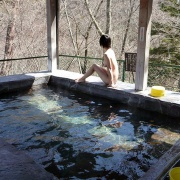 群馬県 川原湯温泉 聖天様露天風呂 (2013-06に閉鎖)