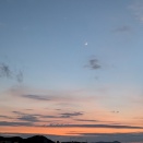西の空