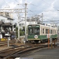 嵐電、車庫入りの手順