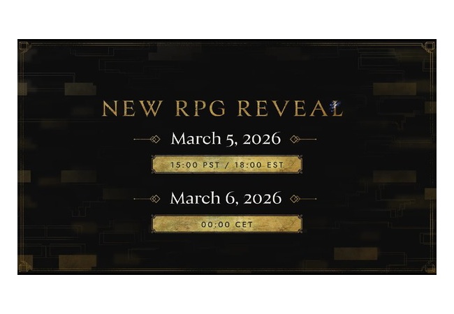 バンナム、3月5日に新作RPGを発表予告！
