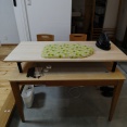 ソーイングの作業台をDIYしました。