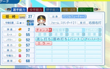 『姫崎　莉波　パワプロ2024-2025版』の画像