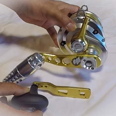 20オシアジガー4000 ハンドル交換 : つるつる宮古島