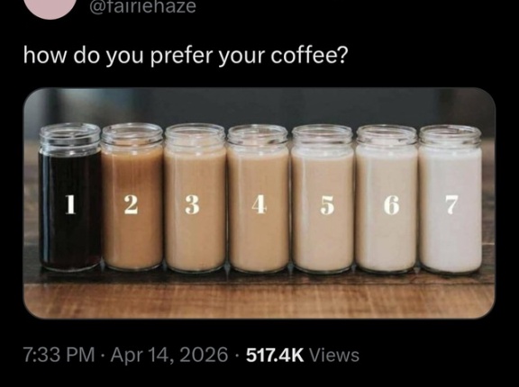 外国人「コーヒーの濃さ一覧、お前らはどれが好みなんだ？」