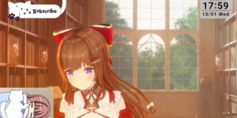 【.LIVE】ちえりちゃん、まったり雑談中に防音室内のクモを見つけ絶叫しながら配信終了