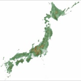 川　だ　け　日　本　地　形　地　図