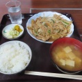 安くて美味しいスタミナ定食💪🏻💗（つるや食堂）