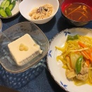暑過ぎました＆豚肉とモヤシのカレー煮