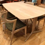 『【2019・飛騨の家具セール】日進木工・ソープ仕上げのgeppoダイニング5点セットNFT-785』の画像