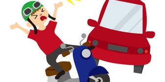 知人が原付で事故を起こしたようだ…