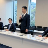 『公明党政調会主催の防災・減災に関わる企業懇談会に出席』の画像