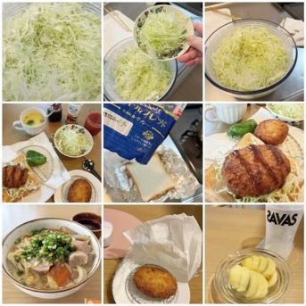 【シニアの暮らし】昨日ごはんメモ📝金曜まではある物で乗り切ろ✊。。