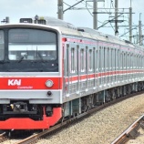 『205系埼京線ハエ7編成、車輪交換実施』の画像