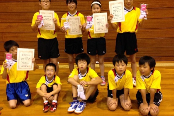 新潟県燕市のジュニア卓球クラブ つばめジュニア卓球クラブ 大会 試合