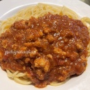 銘菓　「地上の星」＆ムネ肉でミートソース