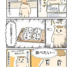 レジ前の大福の誘惑に勝てない