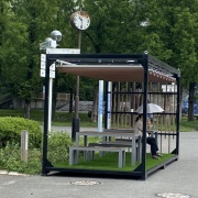 透明水彩スケッチ「真夏のランニング」＆久々の人物画展観賞（櫻田一郎