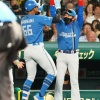 甲子園大好き日本ハム・万波が追撃の6号2ラン！新庄監督の謎ジェスチャーでピンと来た？