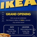 IKEAのCulver City店が今週末オープン‼️