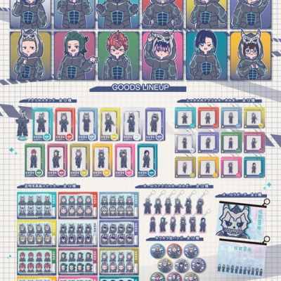 ハイキュー!!』スクエア缶バッジ オフショット×カラー 第一弾BOX＆第二
