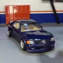 1/64　メルセデス　ベンツ　560SEC　AMG（紺）　ホットウィール