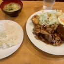 ●ハンバーグと一緒にしょうが焼き●ニューバーグ（高円寺）