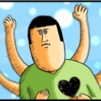 そしてよく見ると何の役にも立ってない４本の手