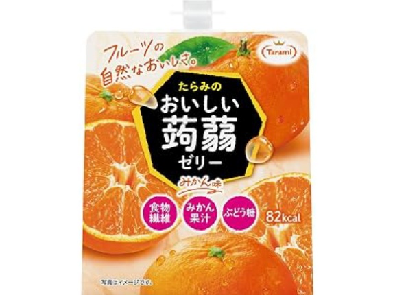 【109円】たらみ おいしい蒟蒻ゼリー みかん味 150g×1個がセール特価。ピーチ味も安い