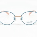 デビューにもおススメのオーバルボストン、ポップな色合いの子ども用メガネ　GALSON 5501