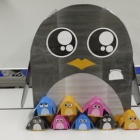 『上目遣いチビ青ペンギンちゃん』の画像