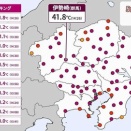 青梅でもついに40℃超え