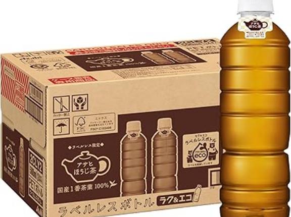 【1,423円】アサヒ飲料 ほうじ茶 ラベルレス 500ml×24本がタイムセール特価