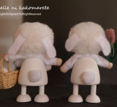 【北欧インテリア】これはやっぱり春？後ろ姿が可愛すぎる♪♪