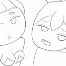 グリザイユしろって囁くのよ（お絵描き回）（約３００日）