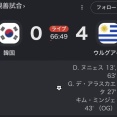 【爆笑】ウルグアイ4-0韓国wwwwwwwwwwww