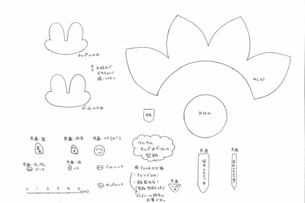 フェルトママ 作り方