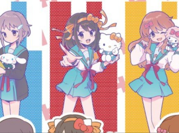 【可愛い】「涼宮ハルヒ×サンリオキャラクターズ」コラボ商品の発売が決定！