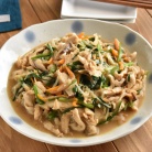 鶏むね肉としらたきで♪ヘルシーチャプチェ