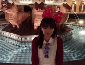 ロリロリな服装でディズニーシーに行ったほしのあすかさん