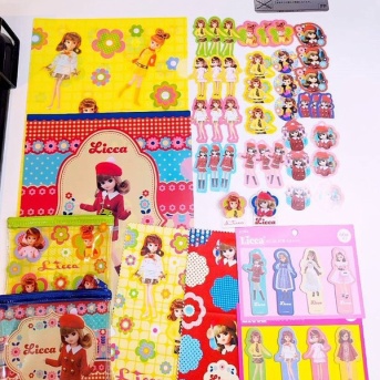 100均リカちゃんフレークシールや付箋が可愛い♡＆スマホ故障で1番ショックな事