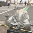 【とんだ罰当たり】商店街の豊臣秀吉像 首折られる