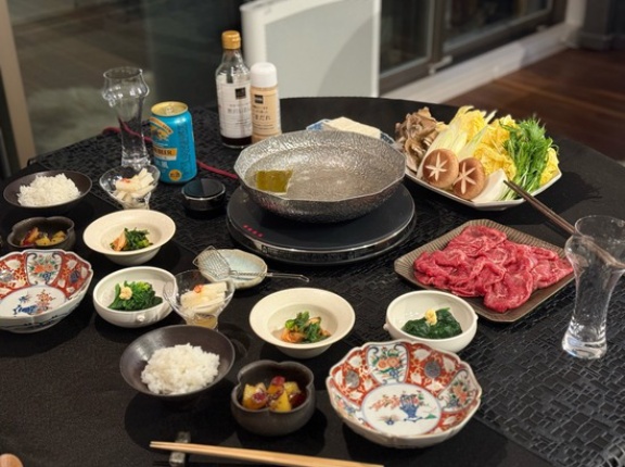 普段のしゃぶしゃぶの夜ごはん